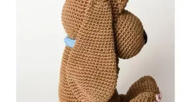 Cachorro em Amigurumi