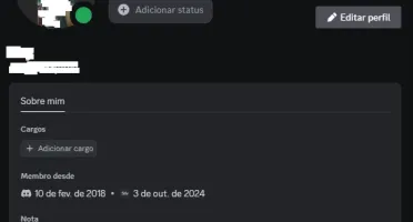 Conta Discord | Criada Em 2018 | Full Acesso