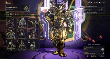 Conta Warframe MR 21 com 3500 platinas e 34 warframe prime