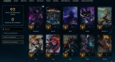 [Entrega Automática] Lol Ferro, 49 Skins, Skin Mítica, à mão