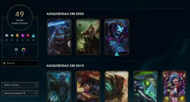 [Entrega Automática] Lol Ferro, 49 Skins, Skin Mítica, à mão