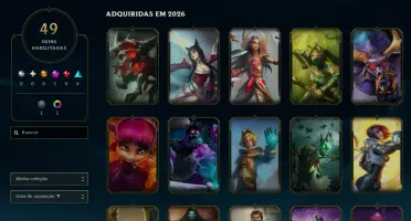 [Entrega Automática] Lol Ferro, 49 Skins, Skin Mítica, à mão