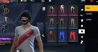Conta de FREE FIRE gemada