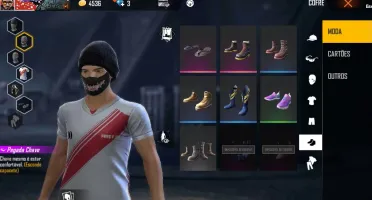 Conta de FREE FIRE gemada
