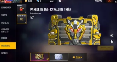 Conta de FREE FIRE gemada