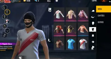 Conta de FREE FIRE gemada