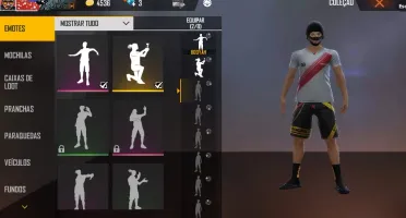 Conta de FREE FIRE gemada