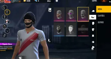 Conta de FREE FIRE gemada