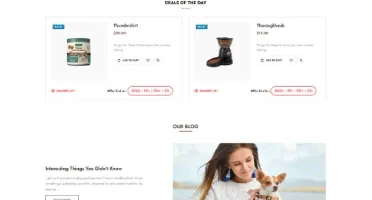 Pater Tema Responsivo Shopify 2.0 PetShop Ração Site WP