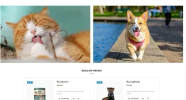Pater Tema Responsivo Shopify 2.0 PetShop Ração Site WP
