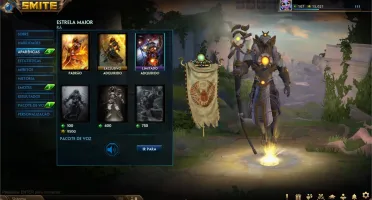 CONTA SMITE COM THANATOS ARCONTE + LIMITADAS E EXCLUSIVAS