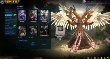 CONTA SMITE COM THANATOS ARCONTE + LIMITADAS E EXCLUSIVAS