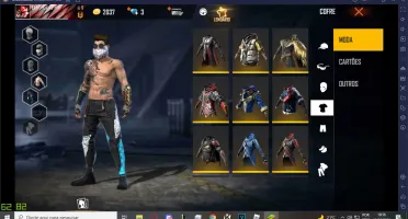 Conta de Free Fire com 2 angelicais e kobra