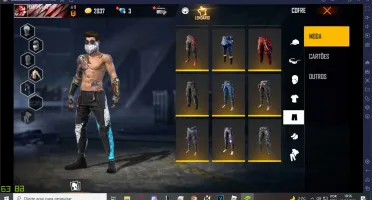 Conta de Free Fire com 2 angelicais e kobra
