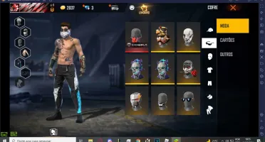 Conta de Free Fire com 2 angelicais e kobra