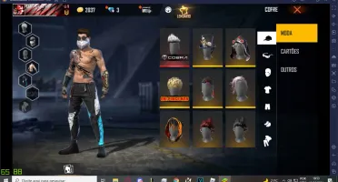 Conta de Free Fire com 2 angelicais e kobra