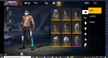 Conta de Free Fire com 2 angelicais e kobra