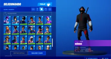 Fortnite Cavaleiro Negro - Ikonik - Muitas Skins