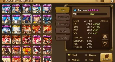 Conta Global Summoners War