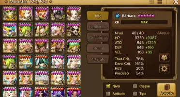 Conta Global Summoners War