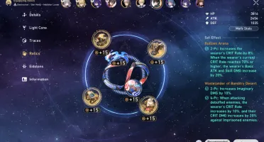 AR 68 - Dan Heng IL c/Cone 5* LV 2 + Seele + Luocha + Brony