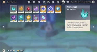 Conta AR 50, Eula - Kazuha - Jean - Harpa Celestial