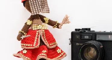 Iansã Grande Amigurumi Crochê