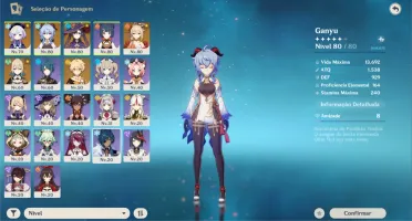 Conta Yoimiya + Ganyu + 3 5*
