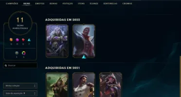 Conta League of Legends PROMOÇÃO