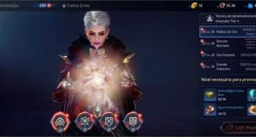 Conta Mir4 Maga LV 61 com 60K de poder Set Raro Tier 2 +5