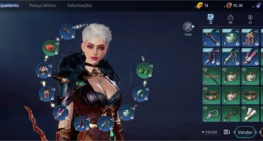 Conta Mir4 Maga LV 61 com 60K de poder Set Raro Tier 2 +5