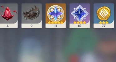 Genshin -> Diluc C1 + Xiao + Harpa Celestial + 47 Resinas