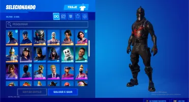 FORTNITE CAVALEIRO NEGRO + SALVE O MUNDO ANTIGO