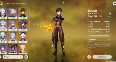 GENSHIN IMPACT AR 54 / Keqing/Mona/Zhongli+1/Ganyu/Qiqi