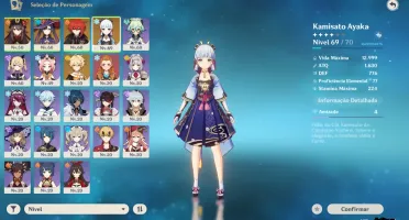 CONTA GENSHIN IMPACT - AYAKA HUTAO MONA DILUC - AR 41