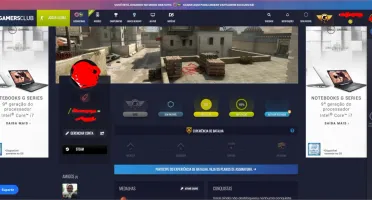 CONTAS DE CSGO UPADAS NA GAMERSCLUB (LVL 14+)