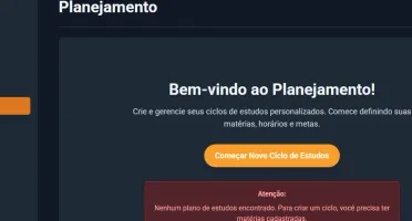 Gerenciador de Estudos