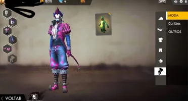 CONTA DE FREE FIRE LVL 55+SKINS