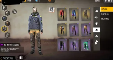 CONTA DE FREE FIRE LVL 55+SKINS