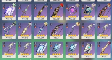 CONTA GENSHIN - 9 PERSONAGENS 5* E MUITA GEMA