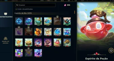 Conta League of Legends RARA com 444 SKINS 