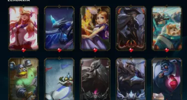 Conta League of Legends RARA com 444 SKINS 