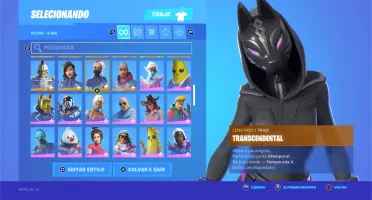 Conta de fortnite