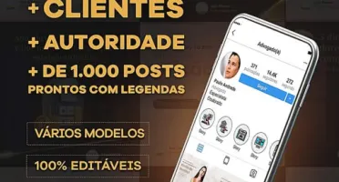 Pacote de Posts para Advogados / Direito - Canva