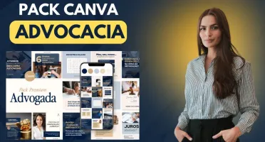 Pacote de Posts para Advogados / Direito - Canva