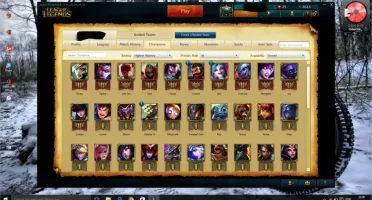 Conta LOL Prata 1 com borda de Platina