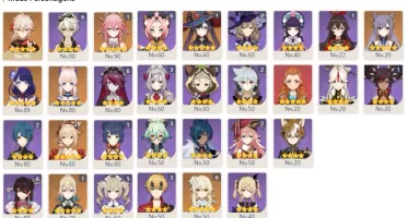 Yae Miko C1 + Kagura (Arma dela) Raiden Shogun Kazuha e mais