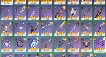 Yae Miko C1 + Kagura (Arma dela) Raiden Shogun Kazuha e mais