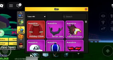 Conta Roblox blox fruits level Max
