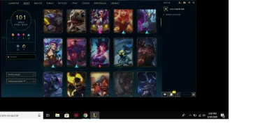 CONTA GOLD 3 LOL COM 101 SKINS E VARIOS ICONES